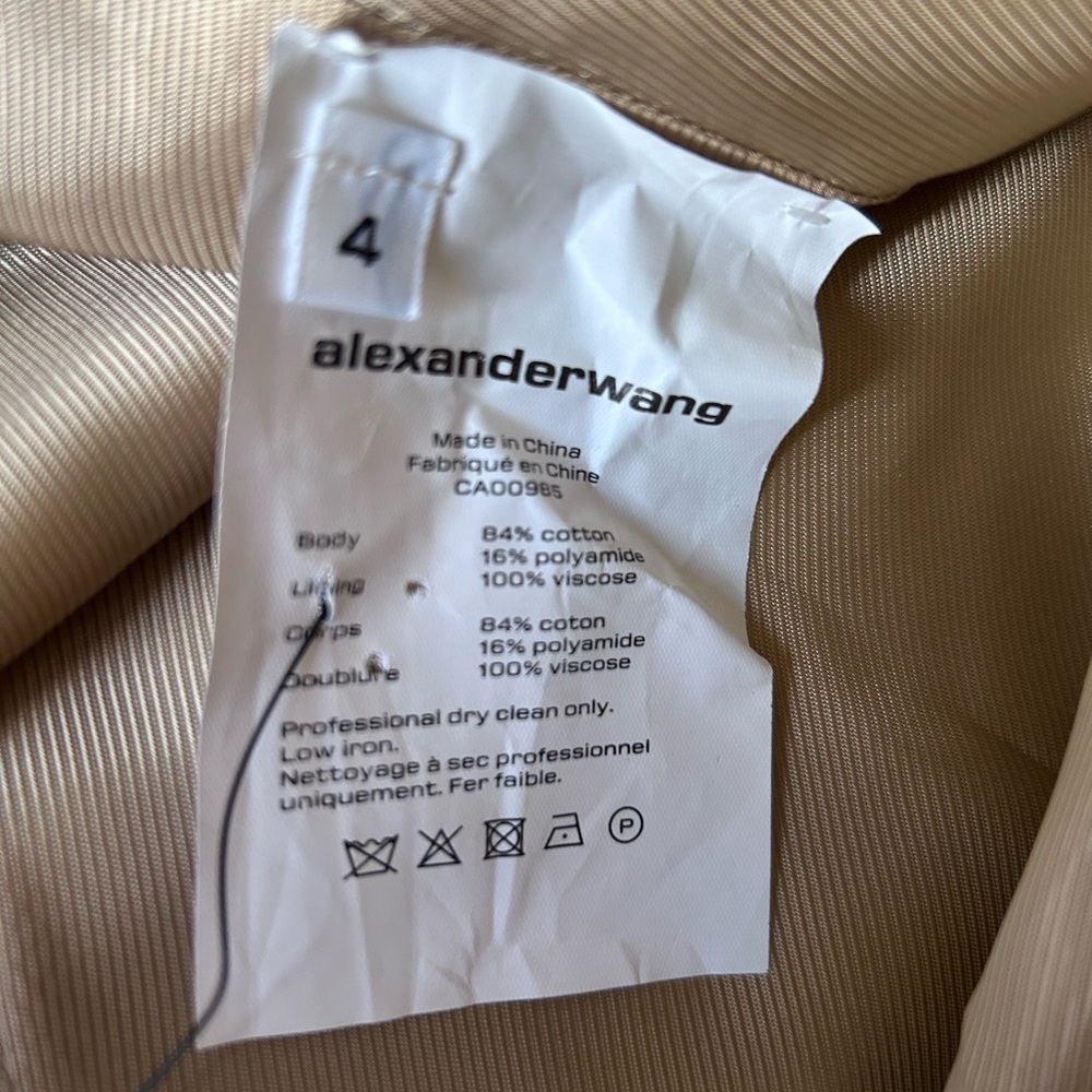 Alexander Wang Deconstructed Trench Belted Skirt w/ Zippers 4 - Picture 13 of 14